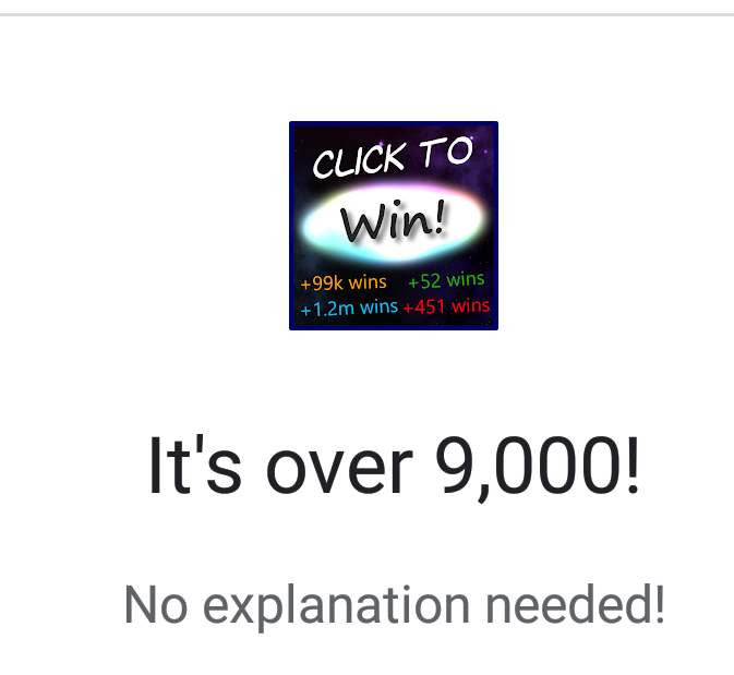 It's over 9000! Blank Meme Template