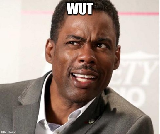 chris rock wut | WUT | image tagged in chris rock wut | made w/ Imgflip meme maker