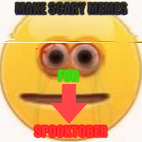 make scary halloween memes Blank Meme Template