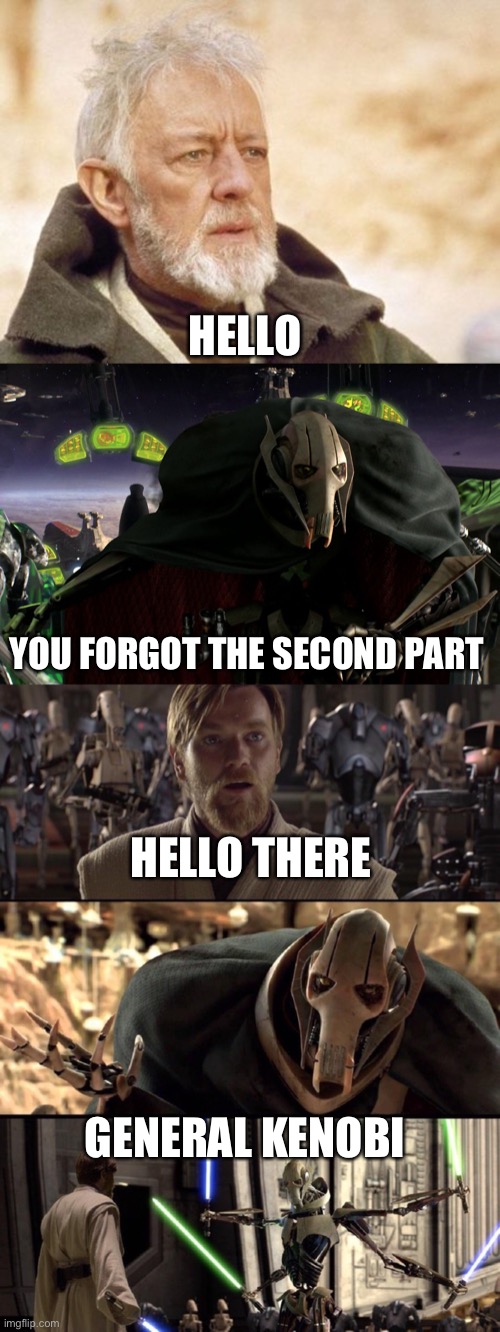 Starwarsmemes General Kenobi Hello There Memes Gifs Imgflip