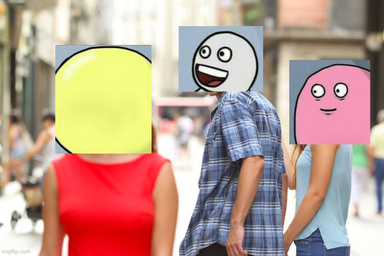 another crossover meme :D | image tagged in memes,distracted boyfriend,running away balloon,crossover,crossover memes | made w/ Imgflip meme maker