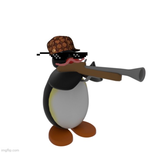 Pingu with a gun | image tagged in pingu with a gun | made w/ Imgflip meme maker