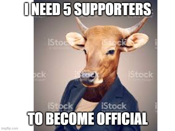 I need YOU to follwo this Party |  I NEED 5 SUPPORTERS; TO BECOME OFFICIAL | image tagged in american dream | made w/ Imgflip meme maker