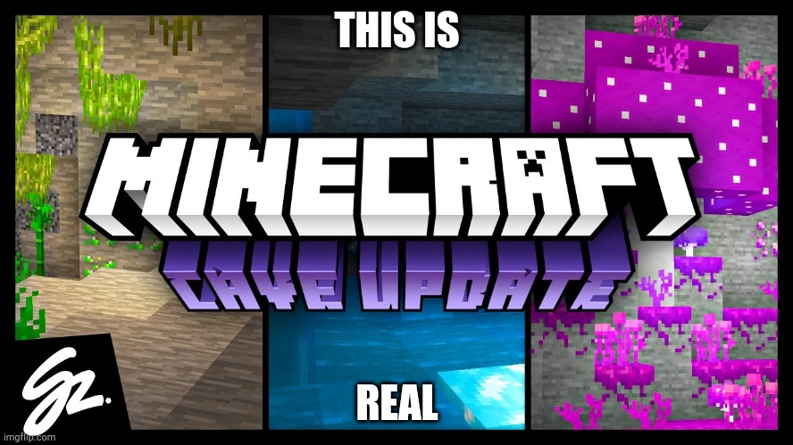 Caves | THIS IS; REAL | image tagged in cave update | made w/ Imgflip meme maker