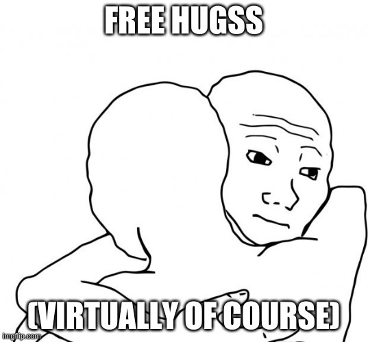 this is a dare | image tagged in free hugs | made w/ Imgflip meme maker