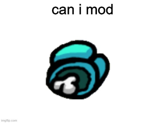 pwease | can i mod | image tagged in blank white template | made w/ Imgflip meme maker