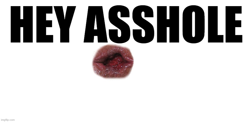 HEY ASSHOLE | made w/ Imgflip meme maker