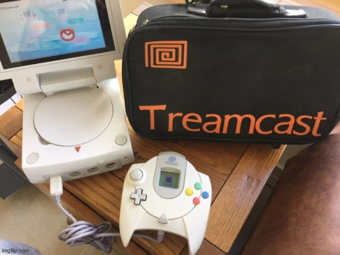 I think this is a bootleg dreamcast | made w/ Imgflip meme maker