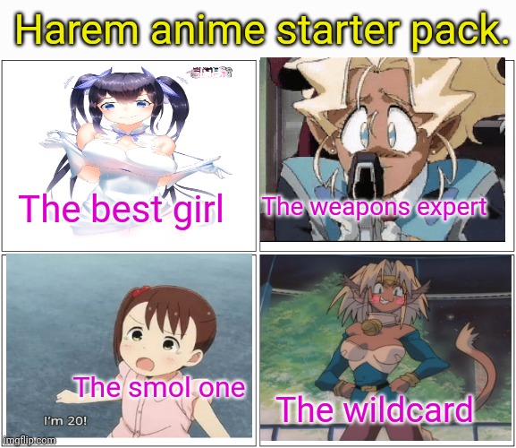 Anime Harem meme by 517NewCreation on DeviantArt