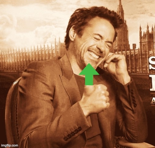 RDJ upvote | image tagged in rdj upvote | made w/ Imgflip meme maker