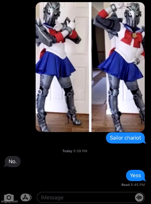 Sailor chariot | made w/ Imgflip meme maker