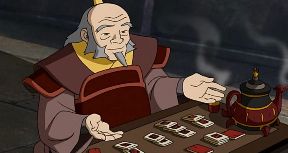 High Quality Uncle Iroh drinking tea Blank Meme Template