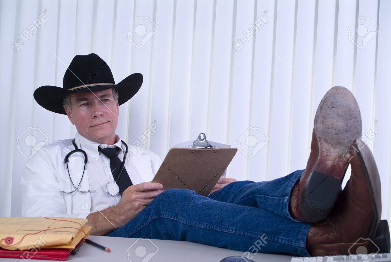 High Quality Cowboy Doctor Blank Meme Template