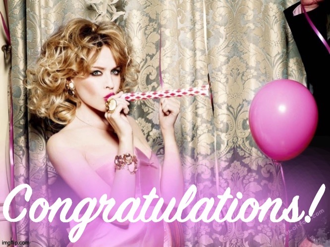 Kylie congratulations | image tagged in kylie congratulations | made w/ Imgflip meme maker
