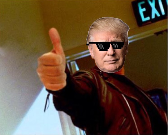 High Quality Terminator Trump Blank Meme Template