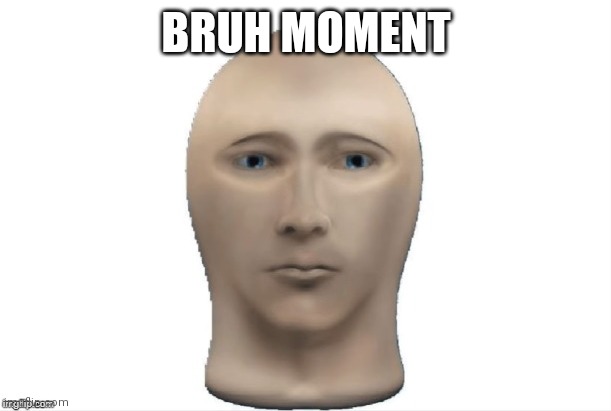 stonks front forward | BRUH MOMENT | image tagged in stonks front forward | made w/ Imgflip meme maker
