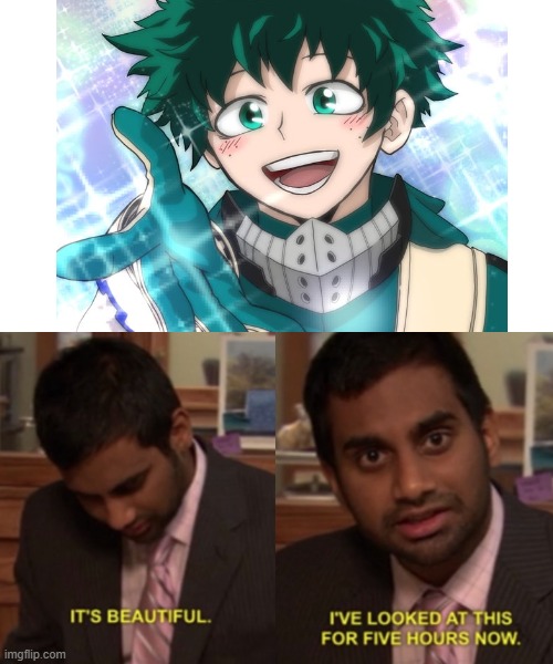 MARRY ME DEKUUU!!! | image tagged in i've looked at this for 5 hours now | made w/ Imgflip meme maker