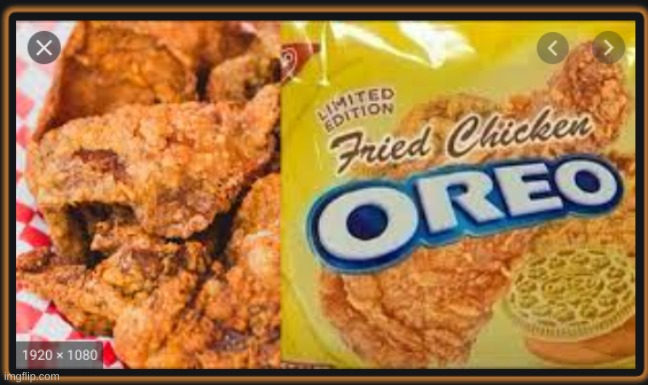 High Quality fried chicken oreo Blank Meme Template