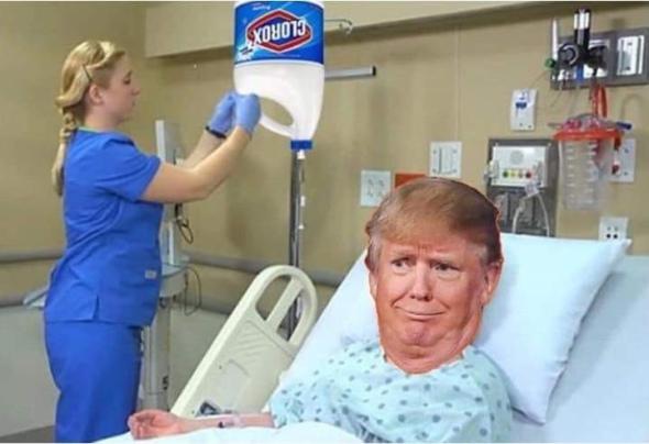 High Quality Trump clorox Blank Meme Template
