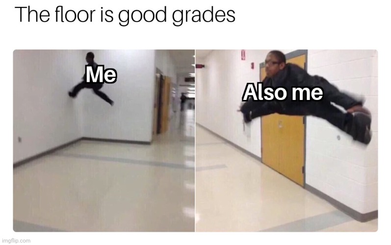 My 6th grade me went from A to F real fast | image tagged in gotanypain | made w/ Imgflip meme maker
