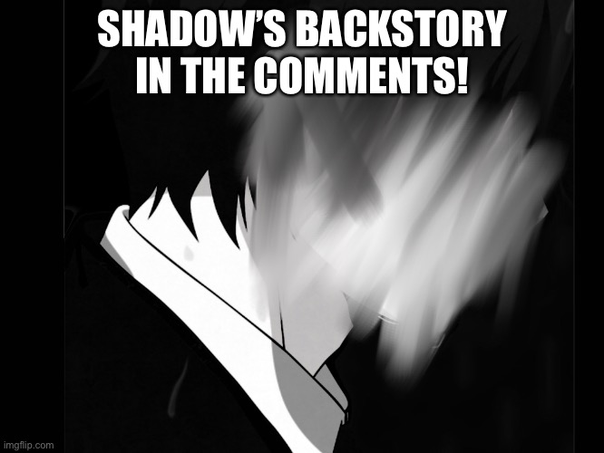 SHADOW’S BACKSTORY IN THE COMMENTS! | made w/ Imgflip meme maker