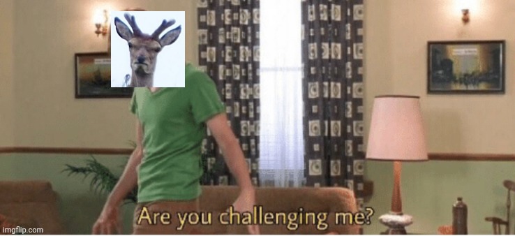 are you challenging me | image tagged in are you challenging me | made w/ Imgflip meme maker