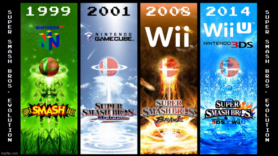 Let's have a flashback on all of the older smash games. What did you like about them? What did you hate about them? what was you | made w/ Imgflip meme maker