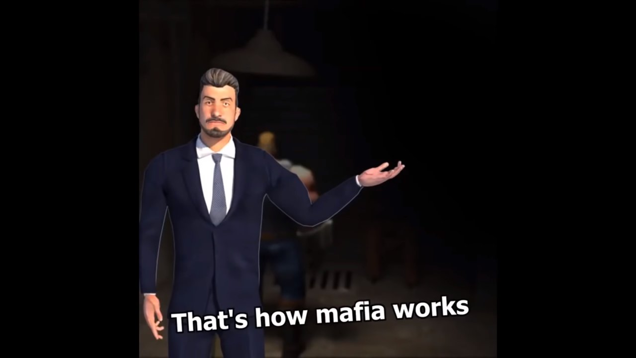 High Quality That's how mafia works Blank Meme Template