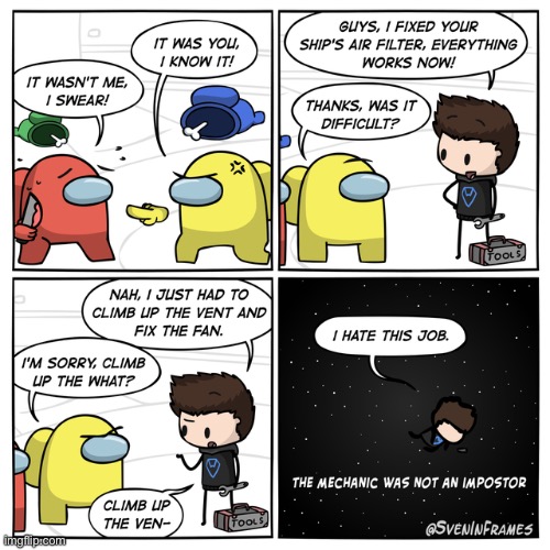 1 imposter remains | image tagged in among us,funny,comics | made w/ Imgflip meme maker