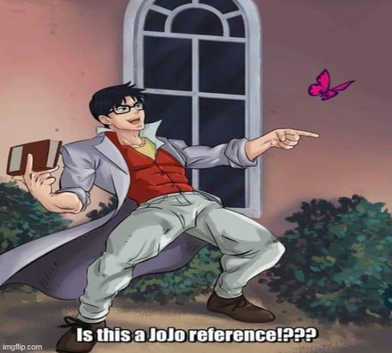 no | image tagged in is this a pigeon,jojo | made w/ Imgflip meme maker