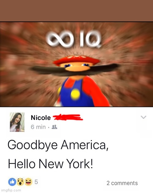 Why are people so stupid | image tagged in infinty iq mario,dumb facebook | made w/ Imgflip meme maker