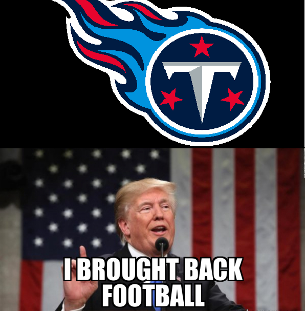Titans Covid Trump Blank Meme Template