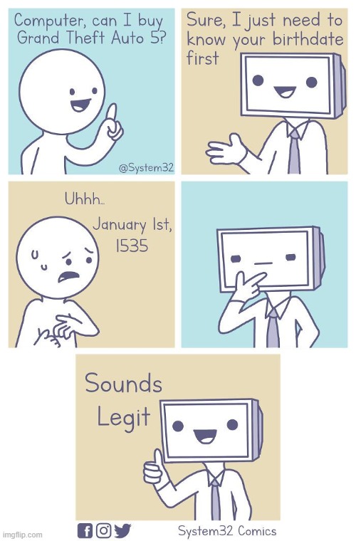 very legit it is | image tagged in comic,computer,very legit | made w/ Imgflip meme maker