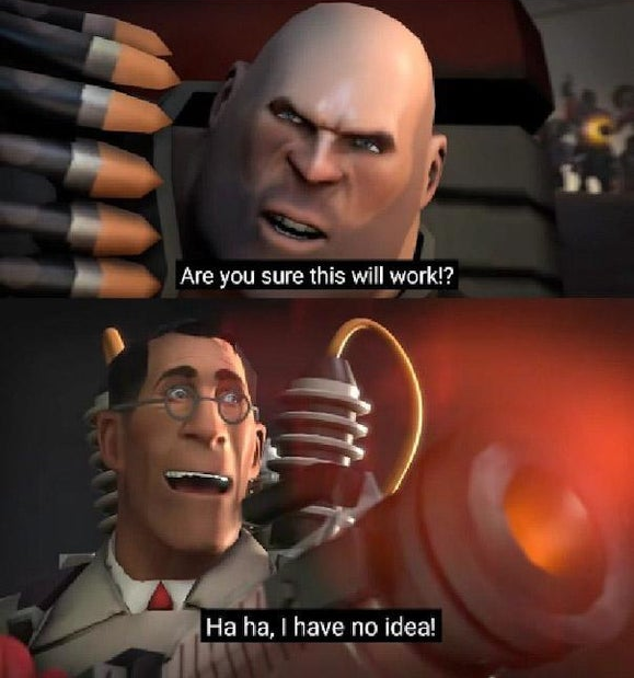 High Quality I have no idea medic Blank Meme Template