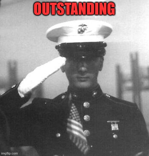 Out F**king Standing!!! | OUTSTANDING | image tagged in out f king standing | made w/ Imgflip meme maker