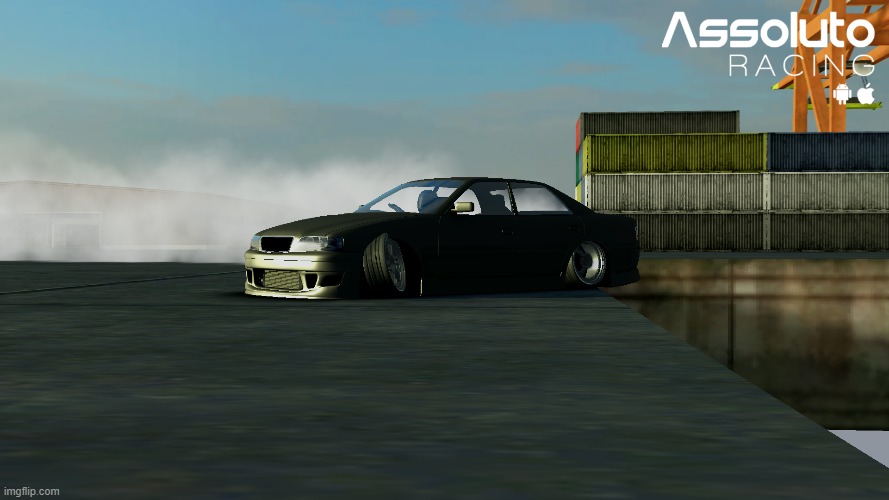 it took way to long to get the chaser tourer V d spec in assoluto racing | made w/ Imgflip meme maker