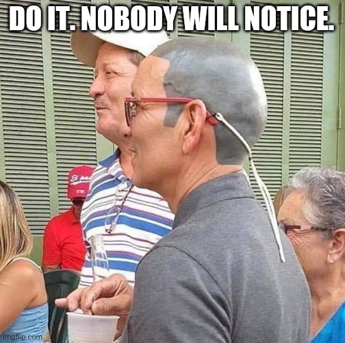 REAL TALK!!!!!!!!!!! | DO IT. NOBODY WILL NOTICE. | image tagged in alec baldwin | made w/ Imgflip meme maker