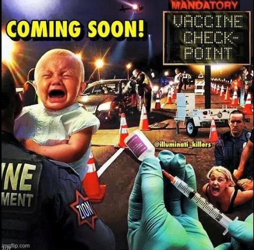 wait a second this is wholesome content. trump said the vaccins comin soon make these lbiturds take it 1st maga | image tagged in mandatory vaccine checkpoint,maga,vaccines,vaccine,vaccination,covid-19 | made w/ Imgflip meme maker