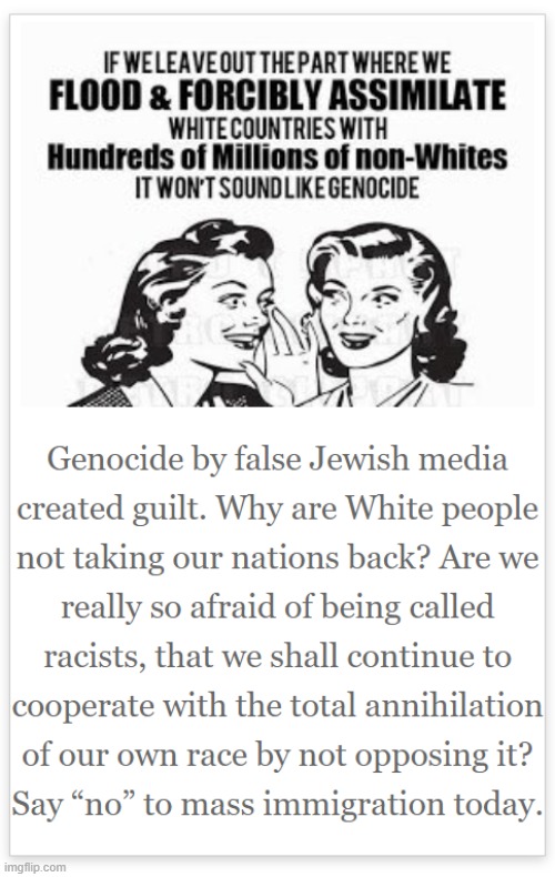 white genocede proec the blodline maga | image tagged in white genocide,immigration,anti-semitism,antisemitism,anti-semite and a racist,repost | made w/ Imgflip meme maker