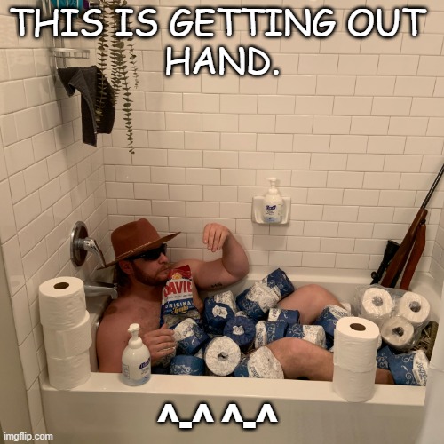 COVID-19 | THIS IS GETTING OUT 
HAND. ^-^ ^-^ | image tagged in covid-19 | made w/ Imgflip meme maker