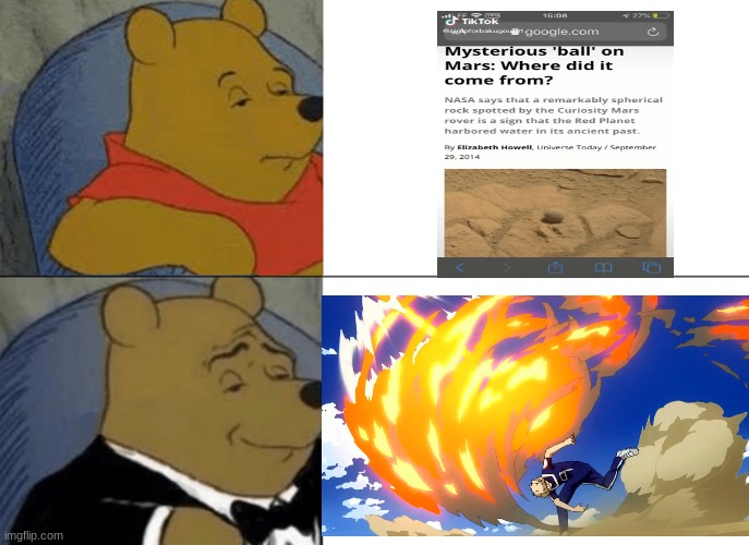 Only the OG's know where the ball came from | image tagged in memes,tuxedo winnie the pooh | made w/ Imgflip meme maker