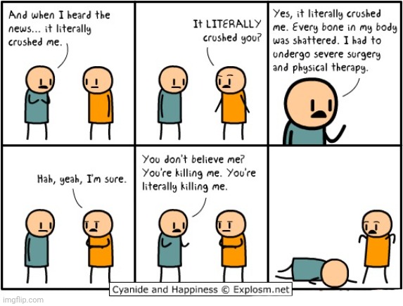 Crushed comic | image tagged in comics/cartoons,comics | made w/ Imgflip meme maker