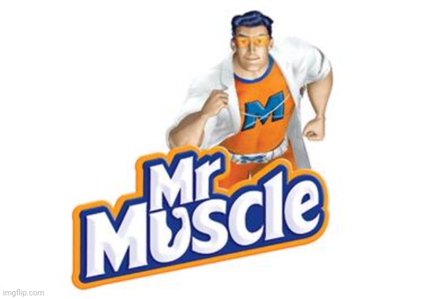 My custom template: Mr. Muscle | image tagged in mr muscle,custom template,template,templates | made w/ Imgflip meme maker