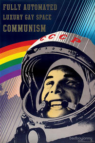 Fully Automated Luxury Gay Space Communism Blank Meme Template