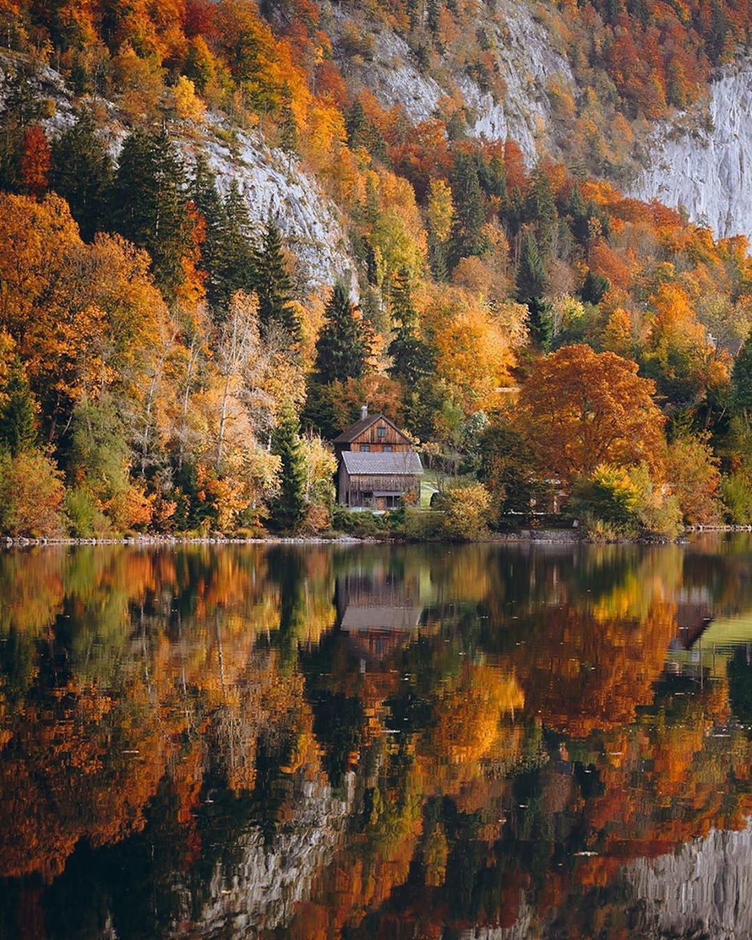 Autumn in Austria Blank Meme Template