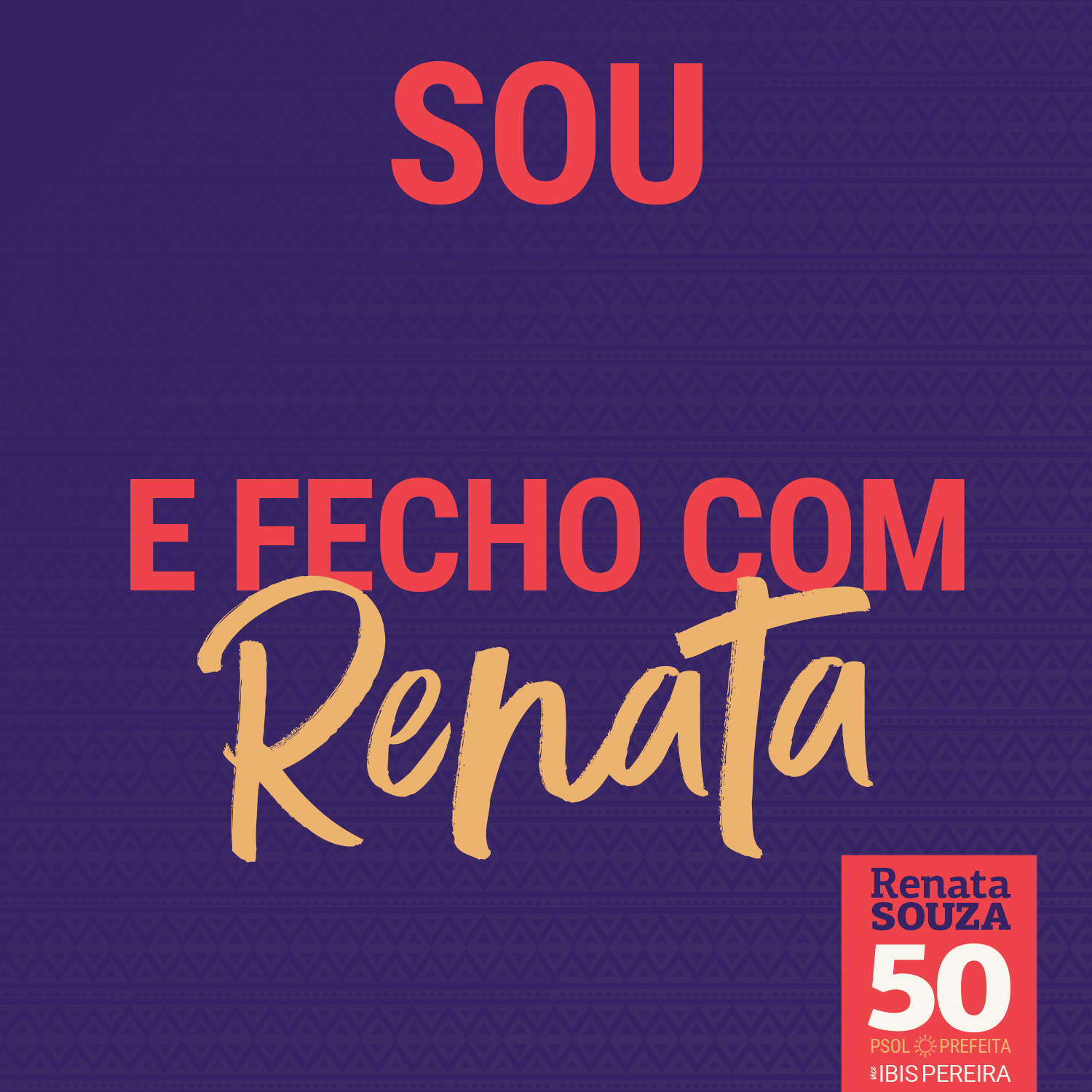 Fecho com Renata 50 PSOL Blank Meme Template