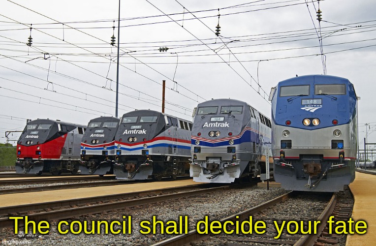 The council shall decide your fate (AMTK) | image tagged in the council shall decide your fate amtk | made w/ Imgflip meme maker