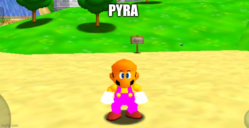 Pyra | PYRA | image tagged in memes,mario | made w/ Imgflip meme maker