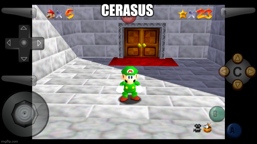 Cerasus | CERASUS | image tagged in memes,mario | made w/ Imgflip meme maker