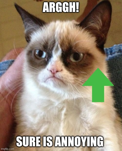Grumpy Cat Meme | ARGGH! SURE IS ANNOYING | image tagged in memes,grumpy cat | made w/ Imgflip meme maker